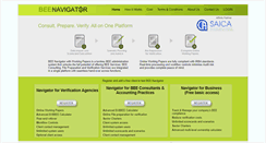 Desktop Screenshot of beenavigator.co.za